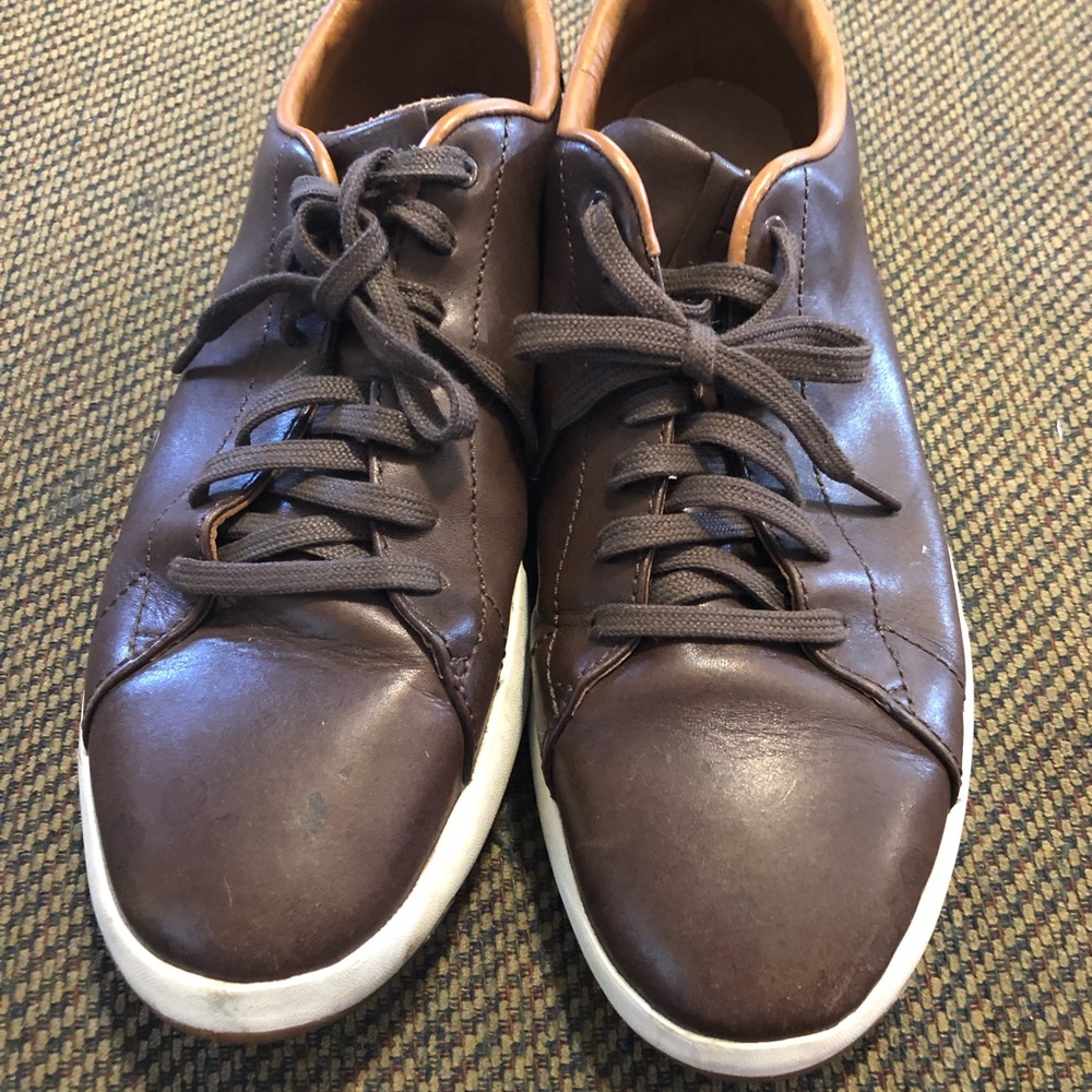 Cole Haan GrandPro Brown Leather tennis shoes